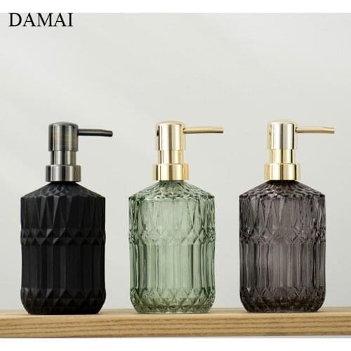 Glass Shampoo Dispenser Simplicity Household Soap Dispensers Hotel Restroom Empty Hand Sanitizer Bottles Bathroom Accessories