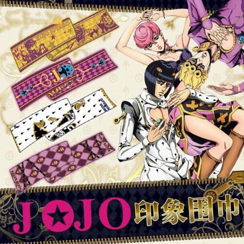 Anime JoJos Bizarre Adventure KILLER QUEEN Kujo Jotaro Cosplay Autumn Winter Warm Neckerchief Student Scarf Xmas Gifts