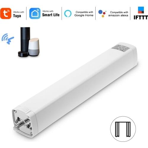 Tuya Smart Zigbee Electric Curtain Motor Auto Motorized Curtain Status Track Timing APP Remote Control For Alexa Google Home