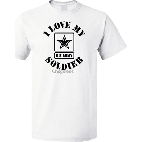 US Military Shirt - I Love My US Army Soldier - US Army Girlfriend Shirt - US Army Wife - I Love a Soldier Shirt