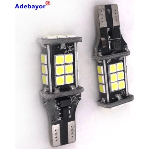 10PCS T15 W16W 921 912 Super Bright 3030 24 SMD LED CANBUS NO ERROR Car Backup Reserve Lights Bulb Tail Lamp adebayor