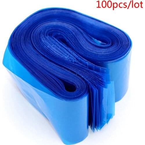 100Pcs Tattoo Machine Bags Clip Cord Sleeves Disposable Plastic Cover Bags New