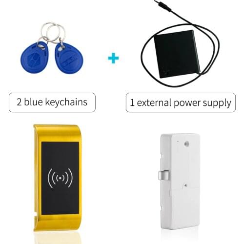 125khz Smart rfid cabinet lock keyless gym locker lock for Metal and wooden cabinet