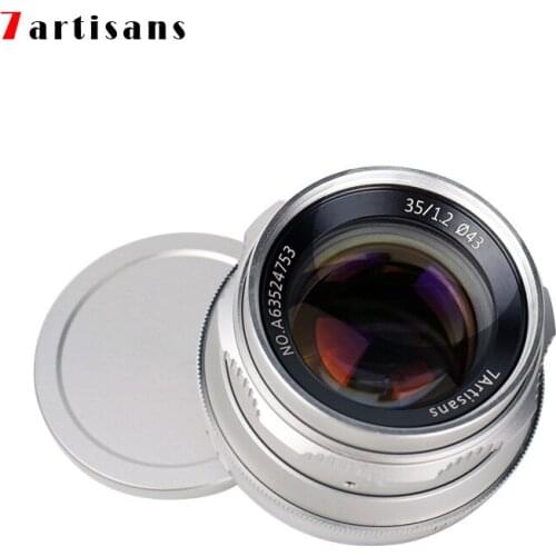 7artisans 35mm F1.2 Prime Lens for Sony E/Nikon Z /for Fuji XF APS-C Camera Manual Mirrorless Fixed Focus Lens