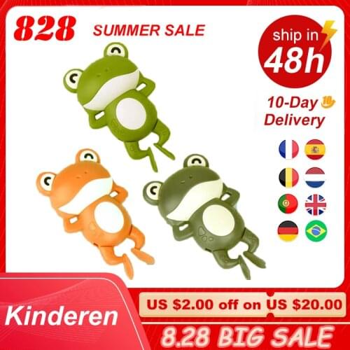 Baby Bath Toys 0 12 Months Baby Bathing Toy Frog For Kids Boy 1 Year Children Bathroom Water Game Swimming Bathtub Clockwork Toy