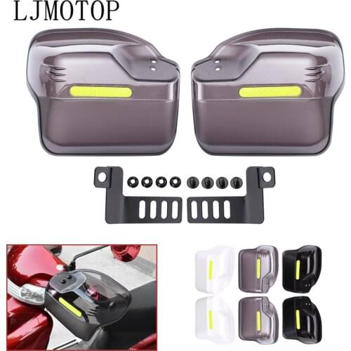 For Honda CB R650F 650F VF750 VFR800 VTR1000F CBR125R Universal Motorcycle Handguard Shield Hand Guard Protector Windshield