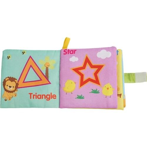 Baby Infant Cloth Book Learning Educational Digital/Animal Cloth Books Color Bedside Cloth Book Children Educational Toys