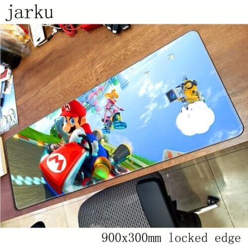 Mario mouse pad gamer 900x300mm notbook mouse mat large gaming mousepad High-end pad mouse PC desk padmouse accessories