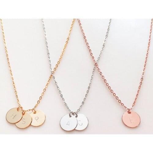 Personalized Gift for mom Initial Necklace Letter Necklace For Women customed Graduation Gift family tree Necklace N488