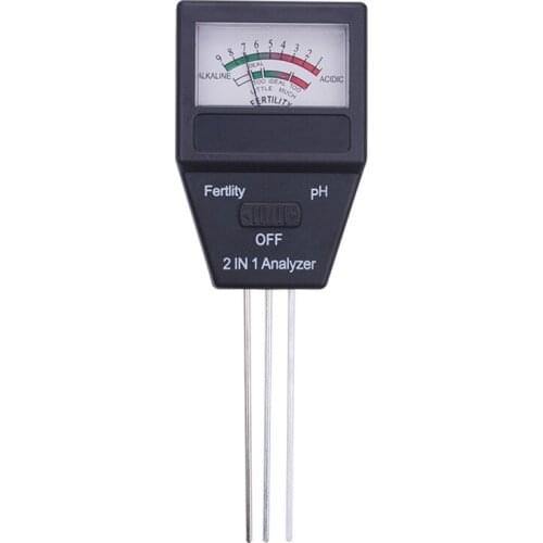 2 in 1 Soil Moisture Sensor Meter, Hygrometer Moisture Sensor PH Meter Tester for Garden, Farm, Lawn Plants Indoor & Outdoor