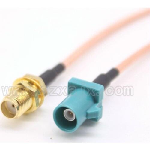 FAKRA cable Fakra Z male Plug to SMA female Jack connector for GPS Antenna Extension Cable Pigtail Cable RG316 free shipping