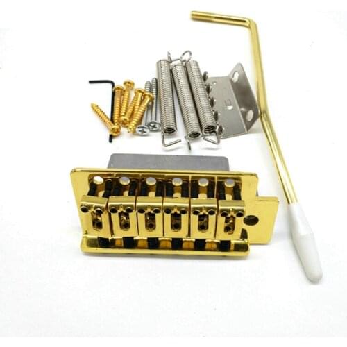 Quality Gold Guitar Tremolo Bridge Arm Springs with Boat Jack Socket Set for Fender ST Electric Guitar Parts Accessories
