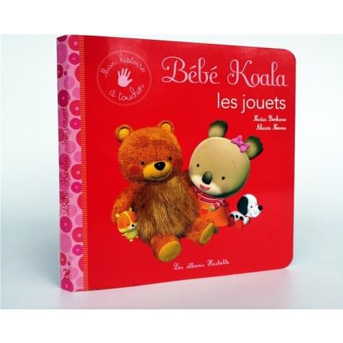 Parent Child Kids Toddler Baby French Learning Book Early Education Bedtime Story Lovely Cute Picture Cardboard Book Age 0-3