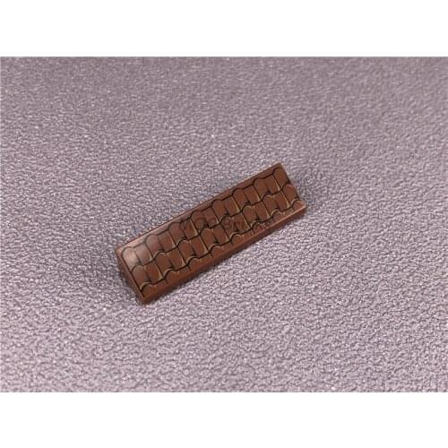 20pcs/lot MOC Bricks printed slope brown 1 X4 with tiled roof pattern Dolls Educational Building Blocks DIY toys for kids gift