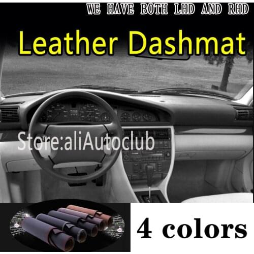 For Audi 100 C4 1990 1991 1992 1994 Leather Dashmat Dashboard Cover Dash Mat Sunshade Carpet Custom Car Styling Auto Accessories