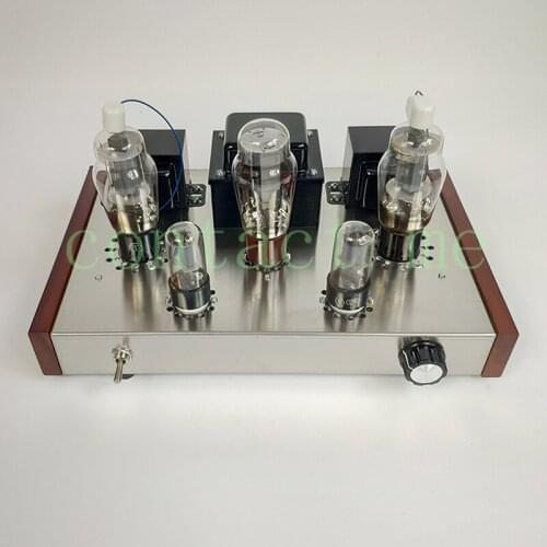Class A 6n8p+fu25 tube amplifier power amplifier, DIY kit. output power 10w+10w, input AC110V / 220V, HIFI amplifier