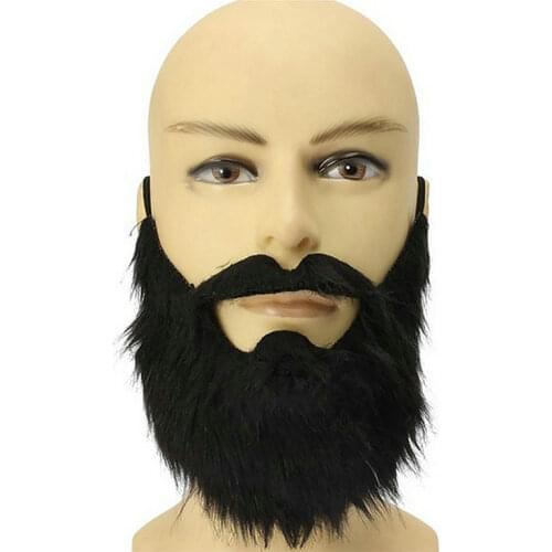 Hot Brown/black Fake Mustache Funny Masquerade Props Mask Savage Pirat Costume Fake Beard Kids Halloween Cosplay Decorations