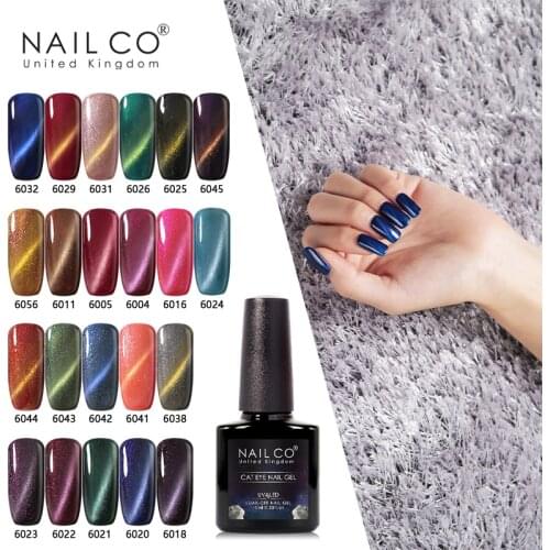 NAILCO Magnetic Cat Eye Series 46 Colors 10ML Gel Nail Polish Summer New Semi Permanent Mixed Varnish Art Manicure Design