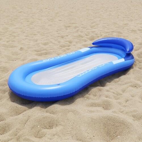 Inflatable Floating Water Bed Hammock Float Pool Lounge Hammock Swimming Chair Swimming Inflatable Floating Water Hammock
