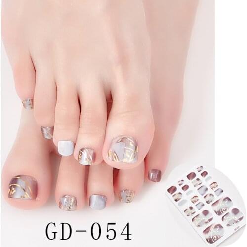 22 Tips/Sheet Manicure Decoration Full Beauty Novidades Nails Sticker Designer Nail Accesoires Sticker For Nails Nail Art