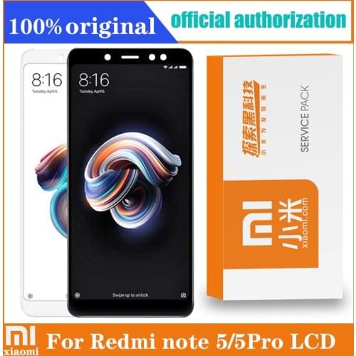 Original 5.99" Display Replacement for XIAOMI REDMI Note 5 Note 5 Pro LCD Touch Screen Digitizer Assembly with Retail Pack