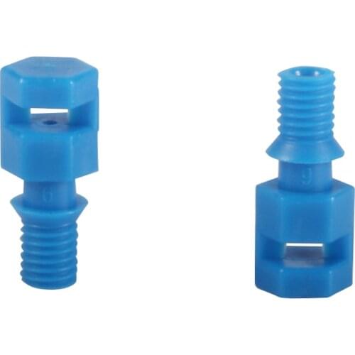 Greenhouse 360 Refraction Micro Nozzle Garden Drip Irrigation Atomization System Agriculture Hanging Humidifier Sprayer 100pcs