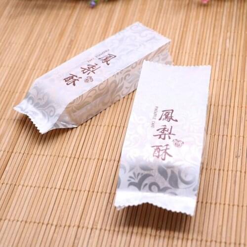 Silvery Cotton Paper Bag Pineapple Cake Packaging Wrapper For Cookie Candy food,1000 Pcs/lot