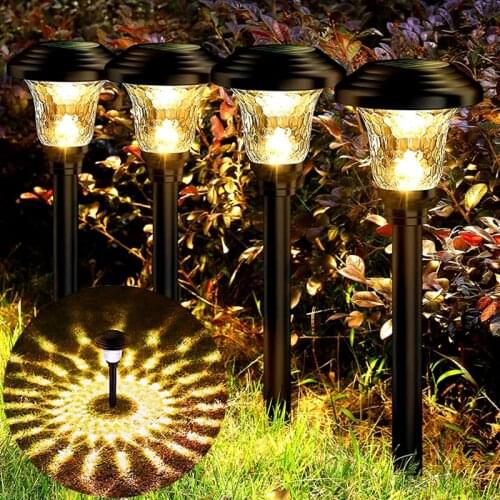 LED Solar Lamps Outdoor Garden Decoration Lawn Light Waterproof for Gazebo Villa Yard Path Landscape Solar Garden Lawn Lamp