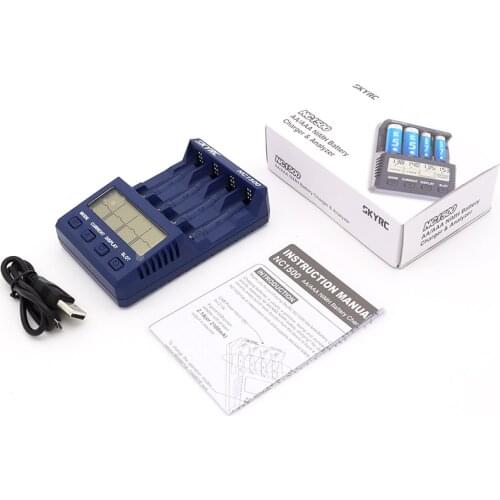 SKYRC NC1500 5V 2.1A 4 Slots LCD AA/AAA Battery Charger & Analyzer NiMH Batteries Charger Discharge Battery Charger & Analyzer