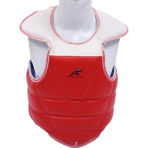 Taekwondo Armor Fighting Training Sanda Protective Kit Both Sides Can Wear Taekwondo Protective Kit WTF Kickboxing Chest Plate