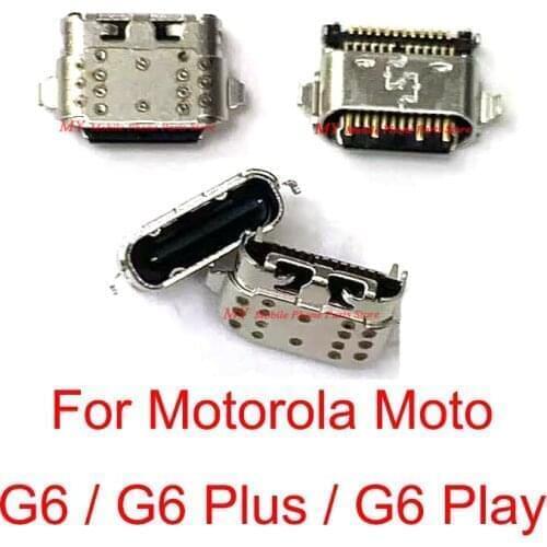 2PCS / 5PCS Micro USB Charging Charge Port Dock Socket Connector For Motorola Moto G6 Plus Play Charging Board Dock Plug Parts