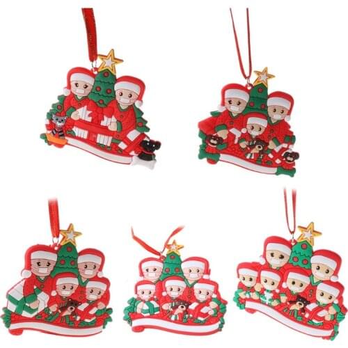 2020 Marry Christmas Tree Hanging Ornaments Family Personalized Xmas Decor T3LE