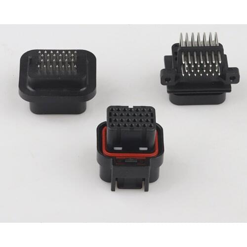 5sets 26 Pin electrical male Straight PCB wire to board connector ECU plug 3-1437290-7 6437288-6 9-6437287-8 TE AMP SUPERSEAL