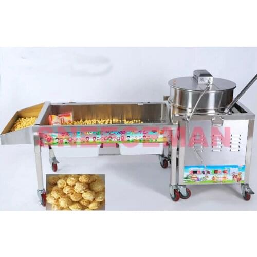American Ball Shape Commercial Sweet Air Popping Popcorn Making Machine Gas And Electric