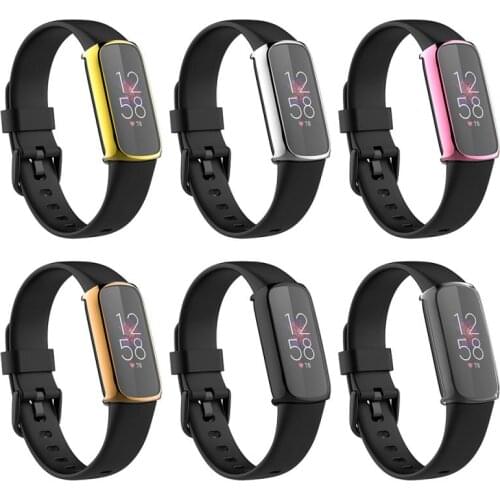 Watch Case For Fitbit Luxe Watch Plating TPU Durable Case Protection Shell Anti-drop For Fitbit Luxe Smart Watch Accessories