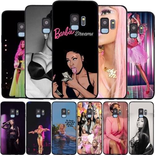 Nicki Minaj Cover black TPU Phone Case For Samsung Galaxy Note 8 9 S6 S7 EDGE S8 S9 S10 Plus