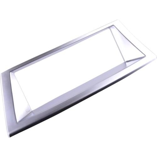 CITALL Silver Central Console GPS Navigation Box Frame Fit For BMW X5 E70 X6 E71 2008 2009 2010 2011 2012 2013 ABS