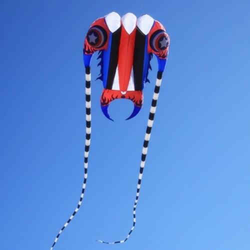 Childrens Kids Toys Outdoor Sports Parent-child Flying Tool High Qualit Trilobite Kite Soft Inflatable Kite Animal Insect Kite