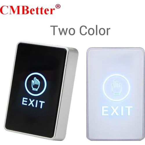 Two color Push Touch Exit Button Door Eixt Release Button for access Control System suitable for Home Security Protection