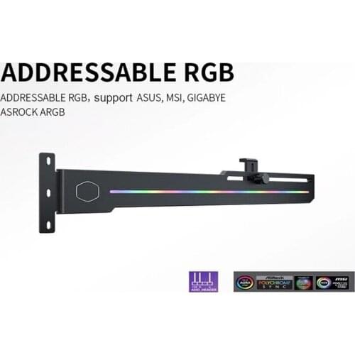 Cooler Master ELV8 ARGB graphics card bracket high-quality support frame ARGB cool lighting effect adjustable length height
