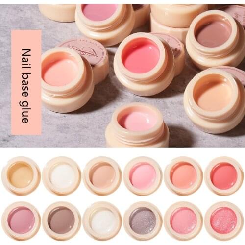 Nail Polish Rubber Bottom Glue Long Lasting Free Polishing Nail Shop Special Reinforcement Glue Removable Functional Base Glue