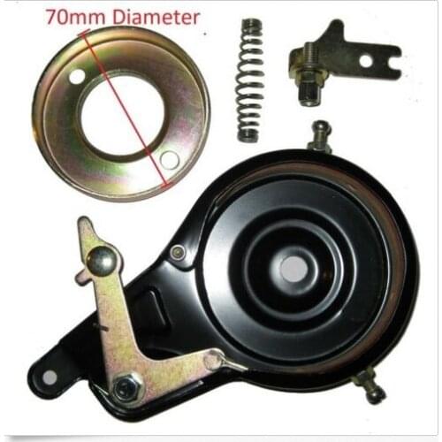 Band Brake Assembly W/ 70mm Black Rotor For Mini Moto Pocket Bike Shredder Cycling Electric Scooter Equipment Replacement Parts