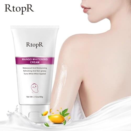 60G RtopR Mango Bleaching Face Body Cream skin whitening Moisturizing Body Lotion Skin Lightening Cream Skin Care