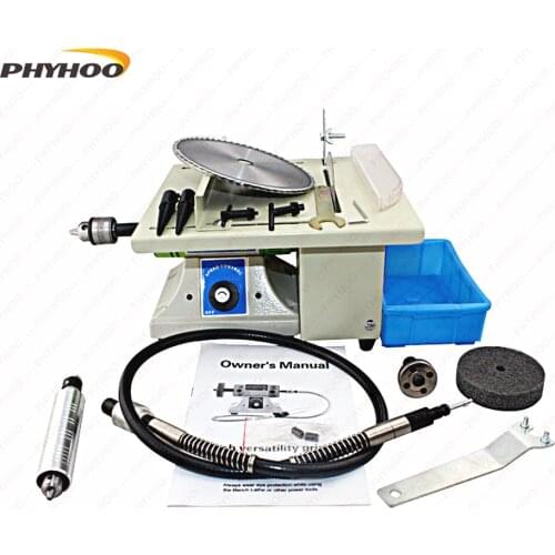 Multi-functional Mini Jade Table Saw Carving Grinding Polishing Machine Drilling Cutting Rotary Tools & Accessories DIY 220V