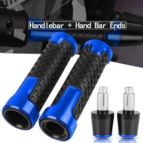 Motorcycle Accessories Handlebar 7/8" 22MM Hand Grips Handle Bar End Cap plug For YAMAHA FZ1 FZ 1 FZ1FAZER FZ6 FAZER 2013-2021
