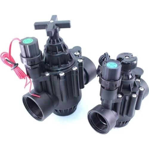 1-1/2" 2" Normally Closed Solenoid Valve Water 220V 12V 24V Nylon Valve For Farm Garden Landscape Irrigation