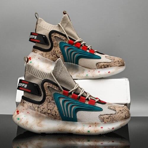 New Trend Running Shoes Breathable Men Athletic Shoes Super Light Outdoor Cushioning Sports Shoes Male Walking Jogging Shoes