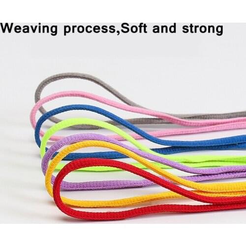 1Pair Semicircle sports shoelaces Kids Adult Unisex Sneakers Shoelace Classic Sneaker Shoestrings Woven Laces Casual Boot laces