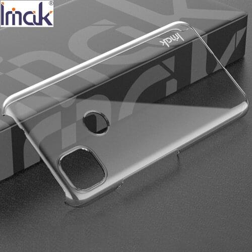 Imak Air Crystal Clear Transparent Case For Google Pixel 4a Hard PC Plastic Cover For Pixel 4a 5G