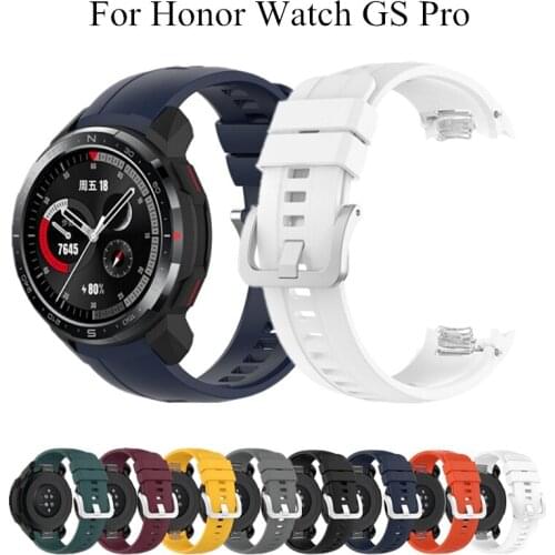 22mm Silicone Watch Bands For Honor Watch GS Pro Watch Straps Replacement Bracelet For Honor GS Pro Correa Accessories